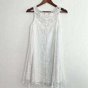 Fashion on Earth Women’s Bohemian Dress Ivory Size S